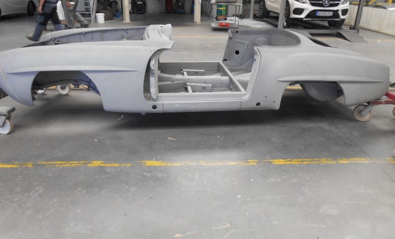 Reconstruction oldtimer Mercedes-Benz SL190