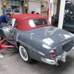 Restauratie oldtimer Mercedes-Benz SL190 3